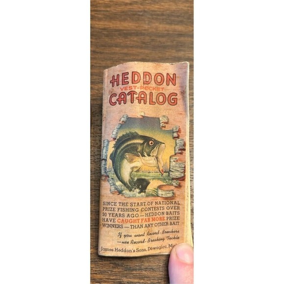 VTG  Heddon Catalog Vest Pocket Lures James Heddon Sons Dowagiac Michigan MCM - Picture 5 of 8